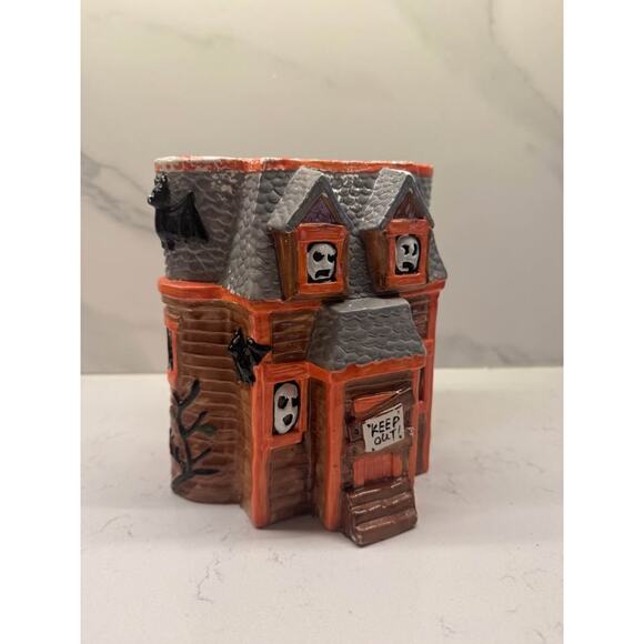 Vintage Lotus 80s Ceramic Halloween Haunted House Village